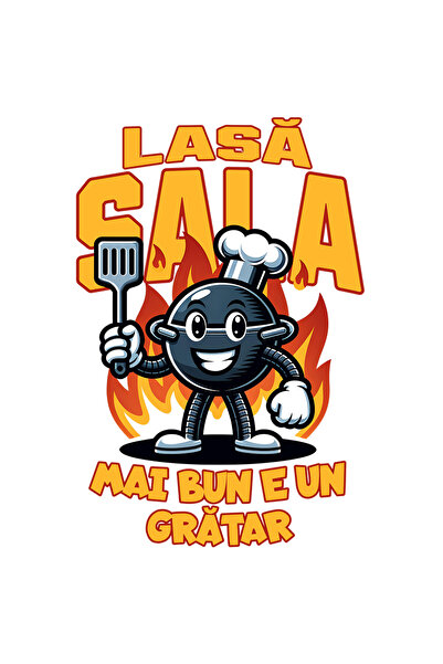 StoryGift Romania Sticker Autocolant 70CM Adeziv Gratar Vesel Text Haios Lasa...