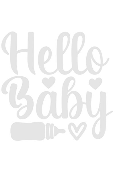 StoryGift Romania Sticker Eticheta 50CM Exterior cu inimioare pentru bebelusi...