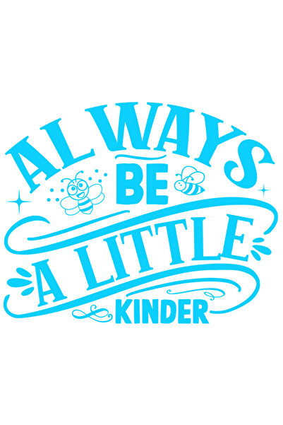 StoryGift Romania Sticker Eticheta 40CM Exterior cu albine si mesajul "Fii me...