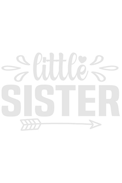 StoryGift Romania Sticker Eticheta 40CM Exterior pentru o sora mai mica iubit...