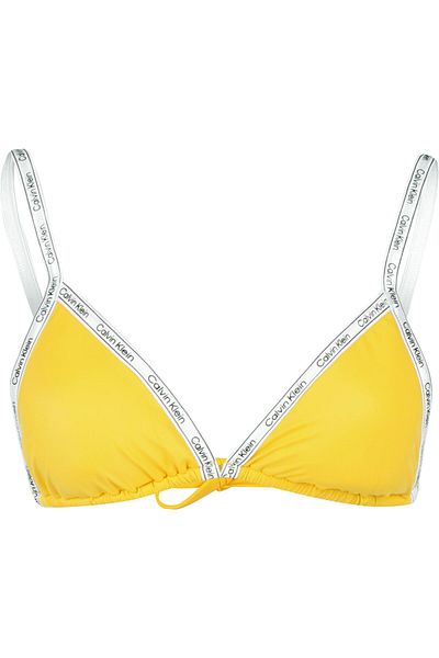 Calvin Klein Damen Underwear Core Logo Tape Bikini Oberteil