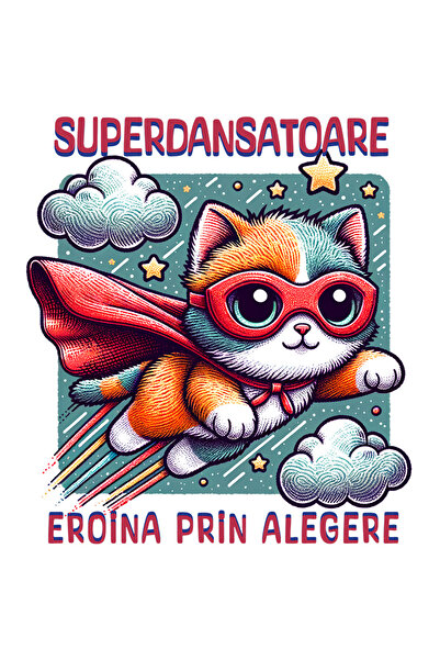 StoryGift Romania Sticker Eticheta 40CM Super Dansatoare, SuperErou, Eroina P...