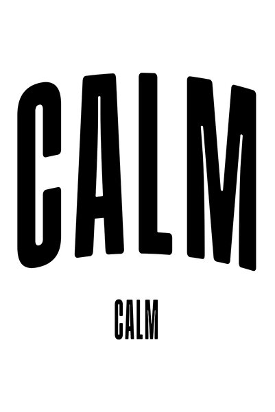 StoryGift Romania Sticker Adeziv 90CM Cuvantul Calm, Motivational, Self Help, Intelegere de Sine, Apreciere, Spe