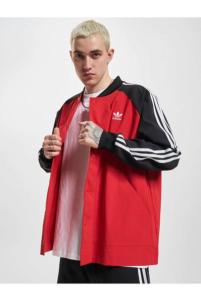 adidas Herren Sst Woven Trainingsjacke Better Scarlet/