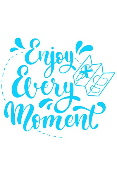 StoryGift Romania Exterior Sticker with a map and the message "Enjoy every moment" - enjoy every moment, Vinyl