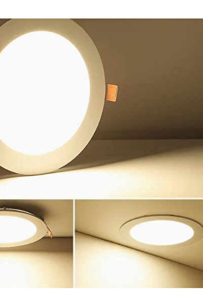 2'li 15w Yuvarlak Led Panel | 3000k Gün Işığı | Enerji Tasarruflu