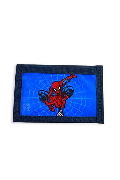 Bebek Özel Velcro Boys Wallet Zipper Wallet Colorful Spiderman Printed Wallet