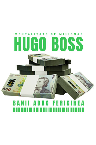 StoryGift Romania Sticker Adeziv 90CM _Hugo Boss_ - Banii Aduc Fericirea cu M...