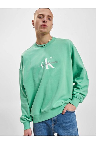Calvin Klein Herren Calvin Klein Jeans Monologo Oversized Crew Neck Sweater