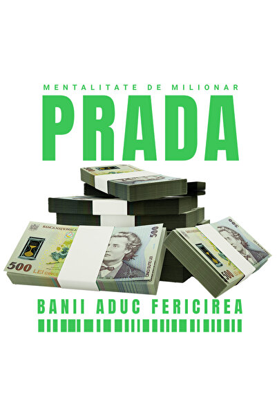 StoryGift Romania Sticker Autocolant 70CM _Prada_ - Banii Aduc Fericirea cu M...