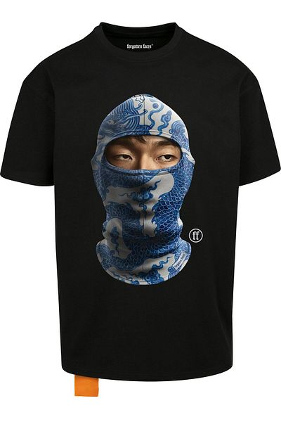 Forgotten Faces Herren Blaclava Heavy Oversized Tee