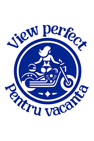 StoryGift Romania Sticker Autocolant 70CM Adeziv Fata In Bikini Pe Motociclet...