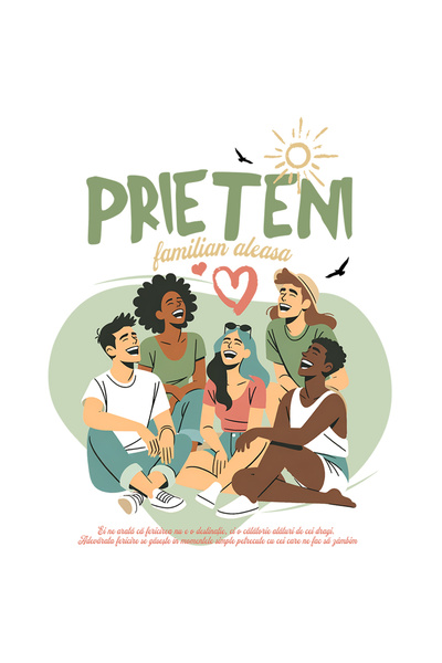 StoryGift Romania Sticker Autocolant 70CM Adeziv Prieteni_ soarele vietii noa...