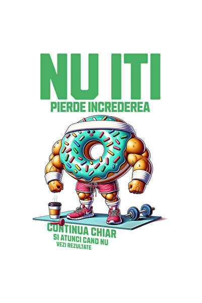 StoryGift Romania Sticker Autocolant 70CM Gogoasa la Sala - Nu iti Pierde Inc...