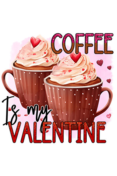 StoryGift Romania Sticker Autocolant 70CM cu 2 cesti cu cafea cu mesajul "Cof...