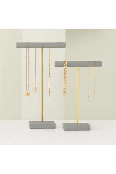 madam curie home Double Suit Necklace Stand