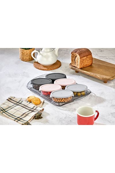 RED KİTCHEN “Storage Container Set with 6 Trays”