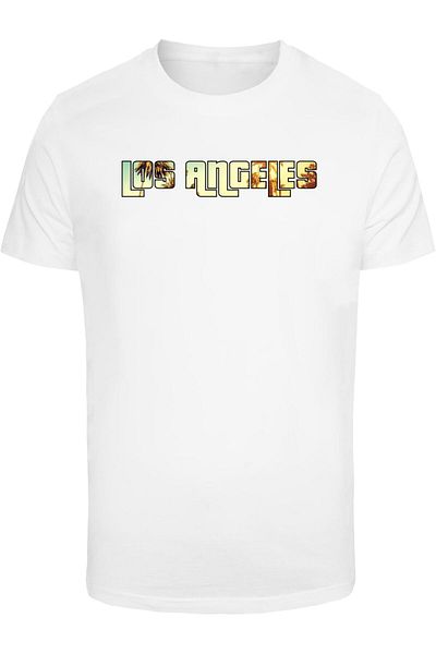 Merchcode Herren Grand Los Angeles T-shirt Round Neck