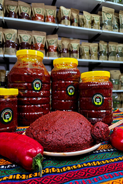 gazisofraantep Antep Karışık Acı Salça – Biber Ve Domates Doğal Ev Yapımı – 5 Kg