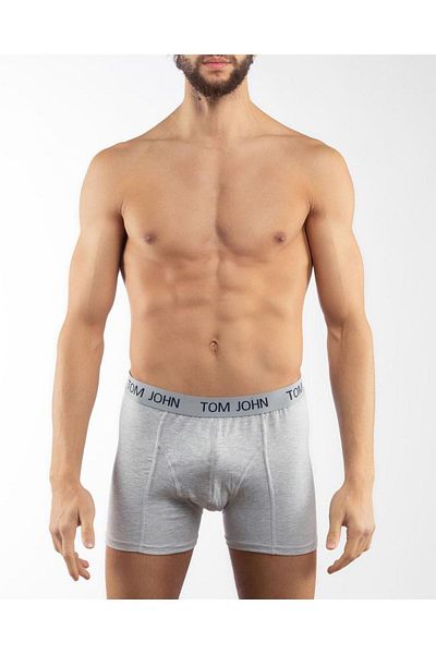 Tom John Gray Men's Boxer 5 Pack Lycra