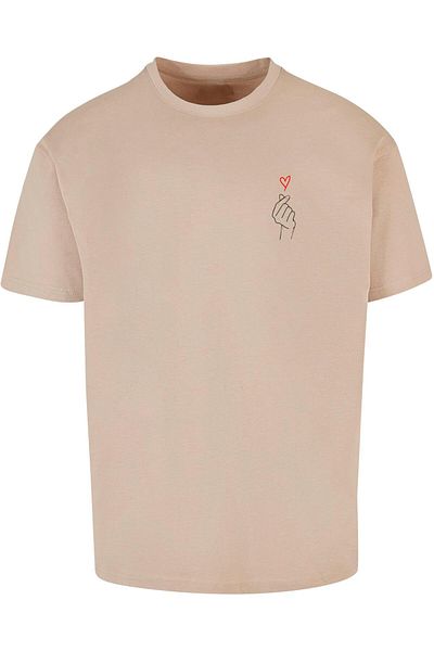 Merchcode Herren K Heart Heavy Oversized Tee