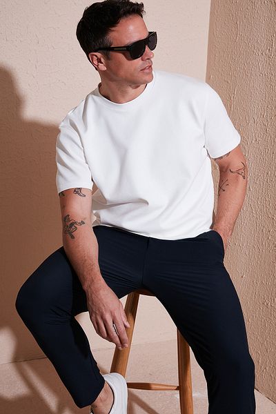 Buratti Cotton Regular Fit Crew Neck Basic t Shirt Men's t Shirt 5902772