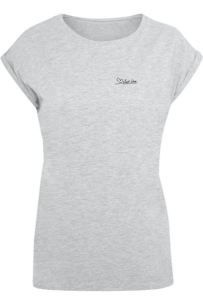 Merchcode Damen Ladies Just Love Extended Shoulder Tee