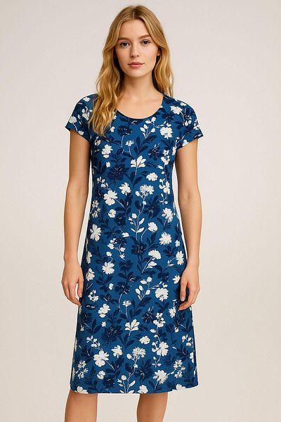 COTENCONCEPT 2 Pieces Draped Comfortable Fit Daily Combed Cotton Fabric Dress
