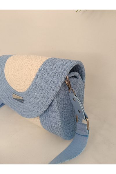 VeronicA Shoulder Bag Baby Blue Palaska Adjustable with Strap