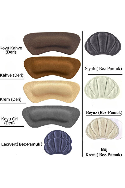 Mawrond 8 ÇİFT, Ayakkabı Arkası Vurma Önleyici, Topuk Koruyucu ve Numara Küçü...