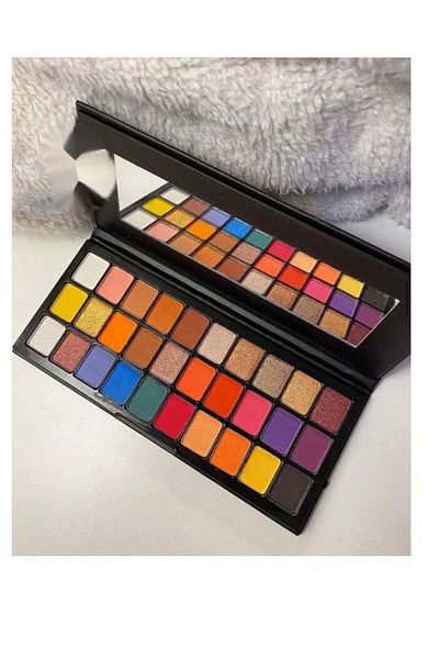 unbranded Eyeshadow Palette with 30 Multicolored Shades