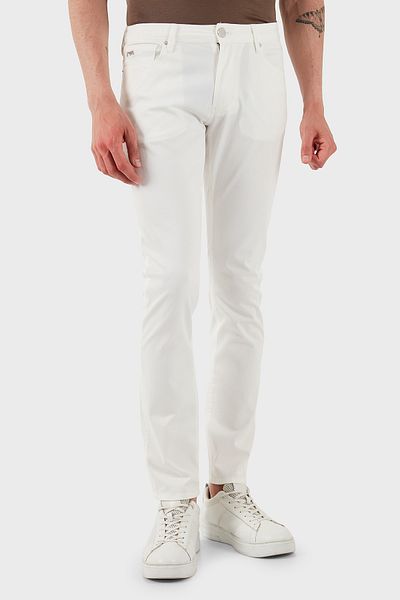 Emporio Armani Stretch Cotton Slim Fit Regular Waist Straight Leg Jeans Men's Jeans Pants Em000121 Af14123