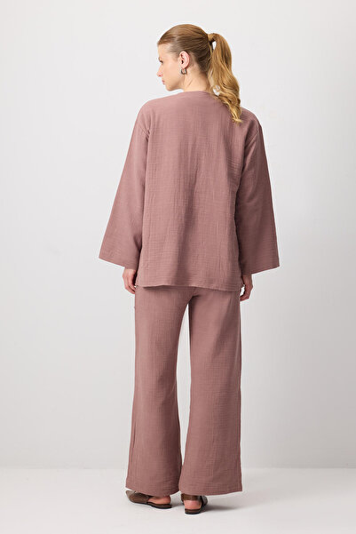 Touché Privé Front Tie Kimono Pants Suit