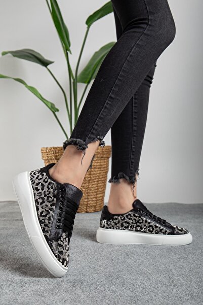 tayyarshoes Delhi Kadın Spor Taşlı Şık Görünümlü Rahat Ayakkabı