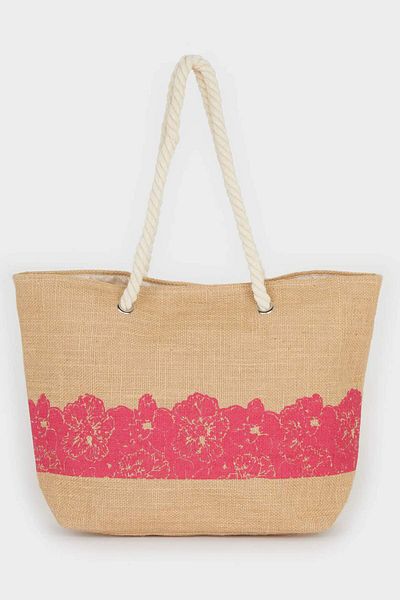 DeFacto Women's Straw Beach Bag E7405Axns