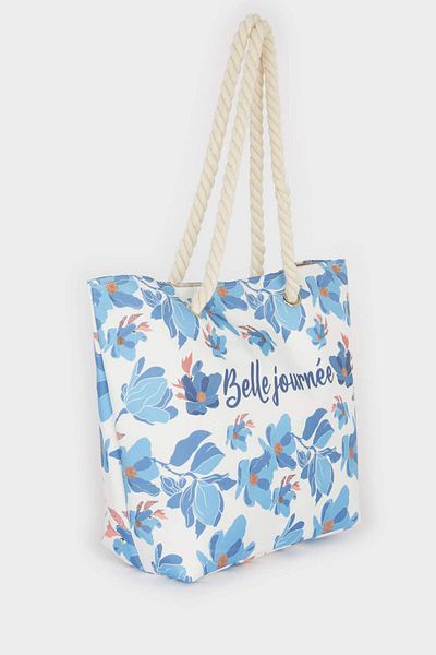DeFacto Damen-Strandtasche aus Stroh E7409AXNS