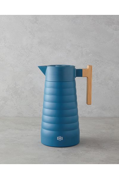 English Home Good Mood Elise Steel Thermos 2 Liter Petrol Blue