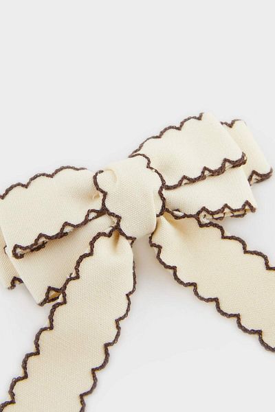 DeFacto Women's Ribbon Look Beige Snap Buckle F0775Axns