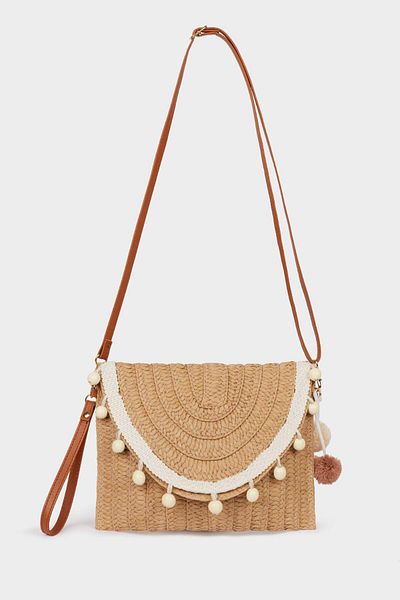 DeFacto Women's Straw Shoulder Bag E1480Axns