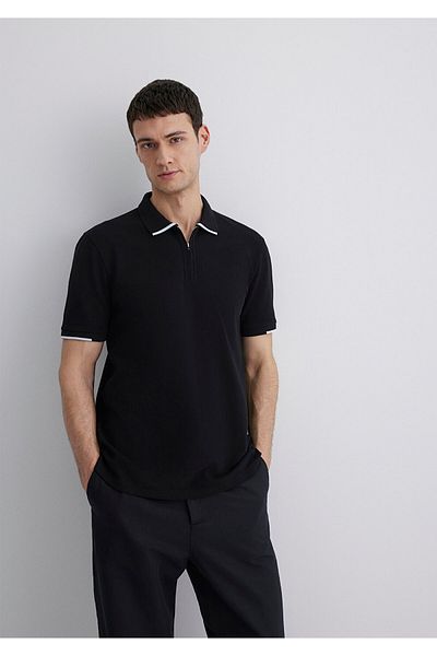 Mavi Black Polo T-Shirt Regular Fit 0612654-900