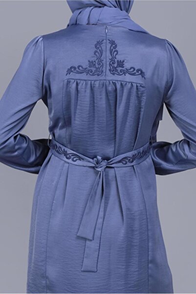 Alvina Back Embroidered and Belted Tunic - 41601