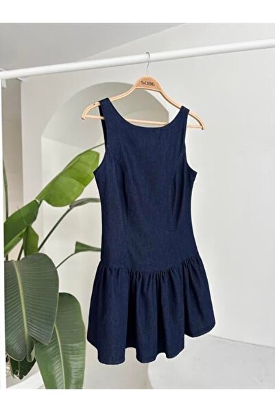 DRESSIFY WOMEN’S FASHION Balloon Skirted Tensel Mini Dress 2887