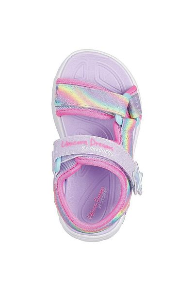 SKECHERS Sandály Skechers Unicorn Dreams Sanda, růžové, dětské