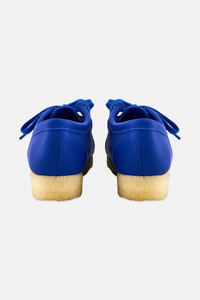 CLARKS Women Standard Wallabee Lace Up Shoes, Blue