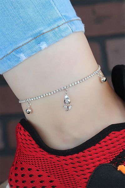 callerrons accessories Zircon Stone Silver Color Plated Hal Hal - Ebj250510W33868