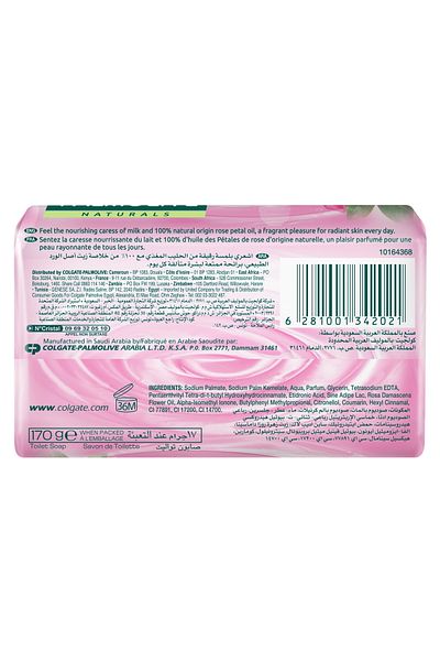 Palmolive Naturals Soap Milk & Rose 170 g