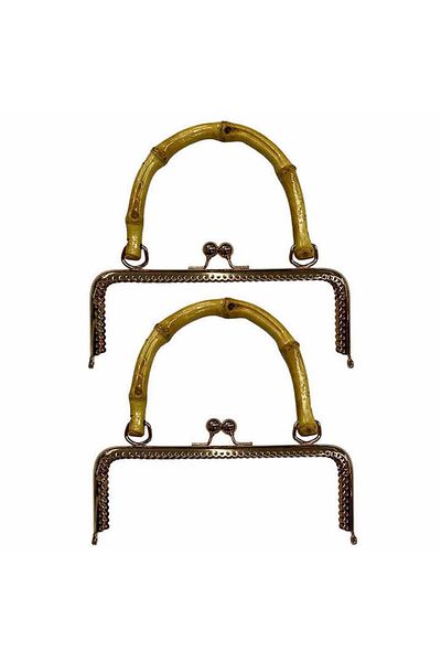 orhanucuzluk Κλιπ πορτοφολιού Bamboo Strap (1 Τεμάχιο) Χρυσό