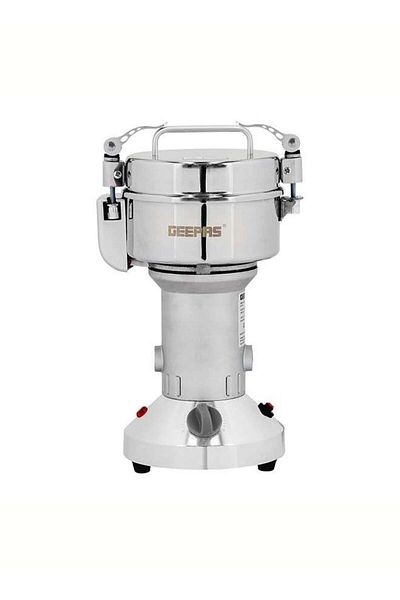 Geepas Food Processor, SS Bowl with Lid, Stainless Steel Blade | Safe Lid Protect Design | Mixer Grinder fo