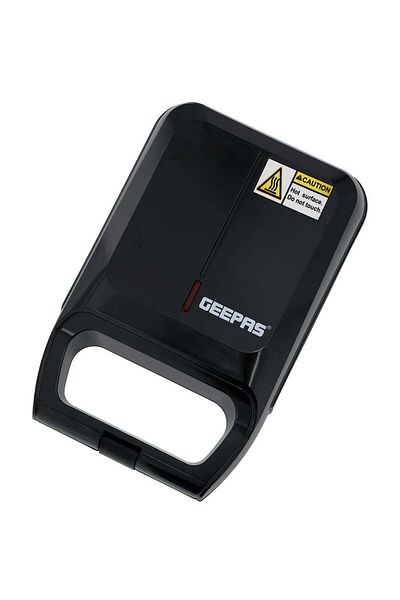 Geepas Non Stick Brownie Maker | 4 Bites at A Time | Safety Lock | Cool Touch Handles | Skid Resistance Fee