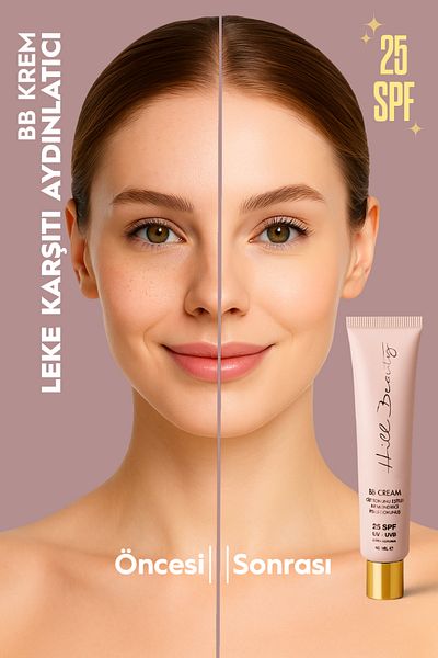 Hill Beauty Turkey Brightening Hyaluronic Acid Blemish - BB Cream Light 25+SPF 40ml